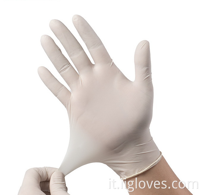 Guanti di sicurezza protettivi guanti impermeabili in polvere o guanti in lattice senza polvere Malesia